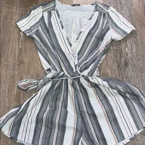 striped romper